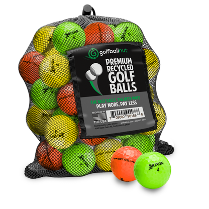 Used Srixon Color Mix Golf Balls - Mesh Bag