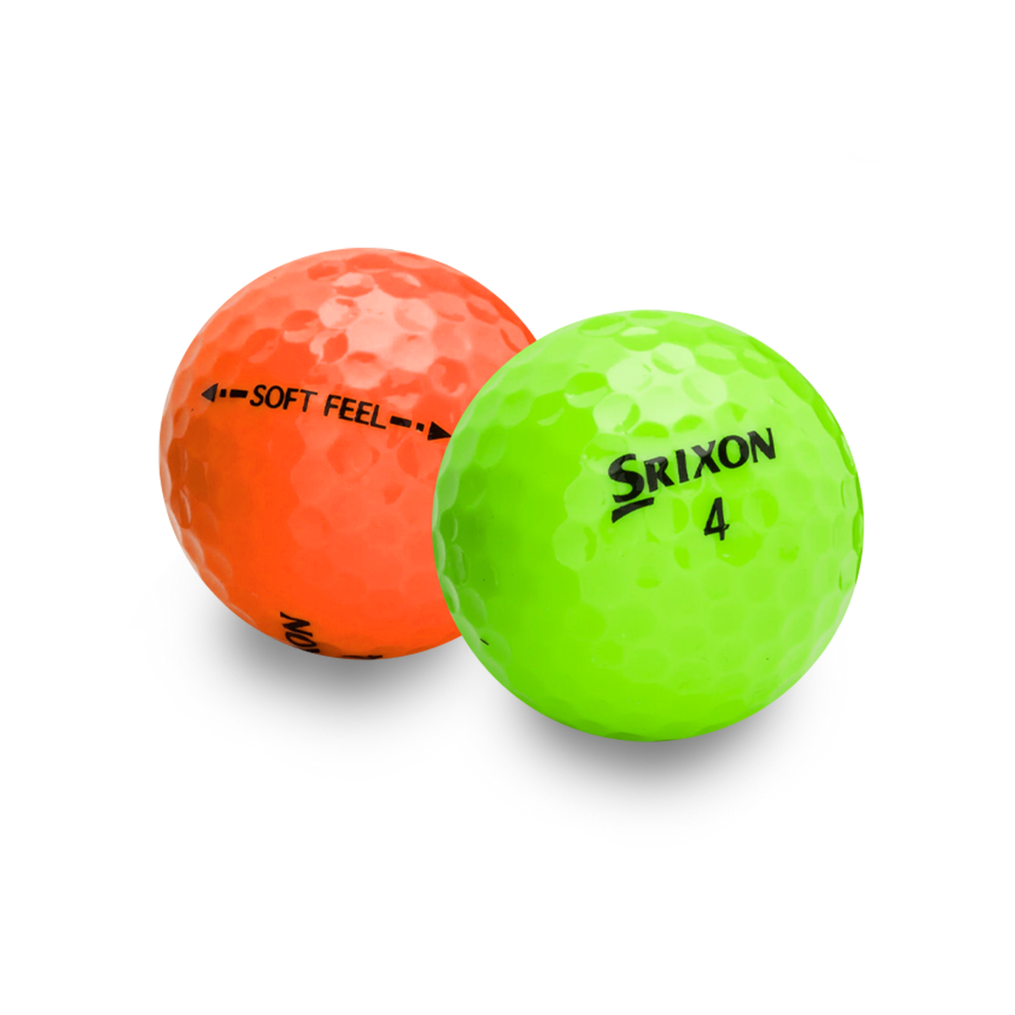 Used Srixon Color Mix Golf Balls - 1 Dozen