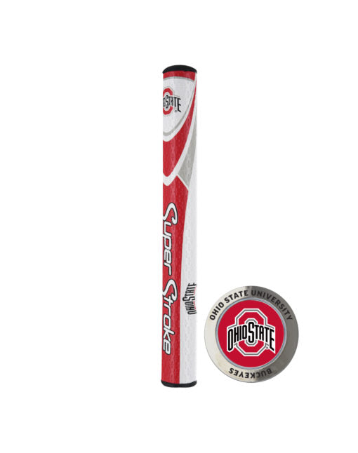 Ohio State Buckeyes SuperStroke 2.0 Putter Grip with Coin Marker