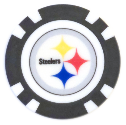 Officially Licensed Pittsburgh Steelers Poker Chip Ball Marker