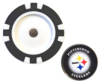 Officially Licensed Pittsburgh Steelers Poker Chip Ball Marker