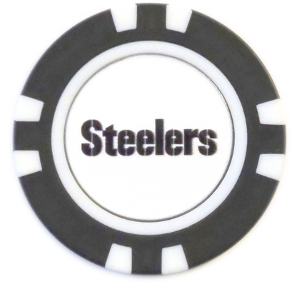 Officially Licensed Pittsburgh Steelers Poker Chip Ball Marker