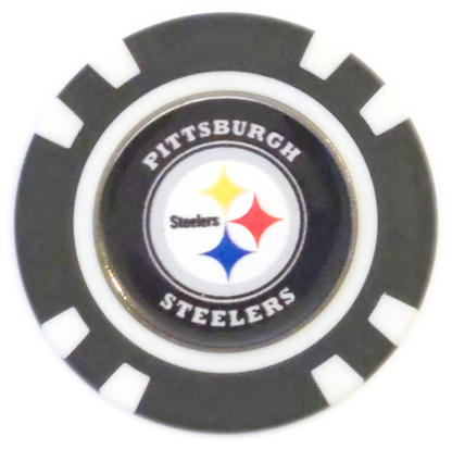 Officially Licensed Pittsburgh Steelers Poker Chip Ball Marker