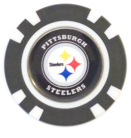 Officially Licensed Pittsburgh Steelers Poker Chip Ball Marker