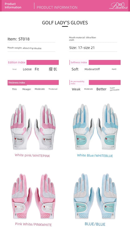 PGM Sun Protection K-style Lightweight Women's Golf Gloves