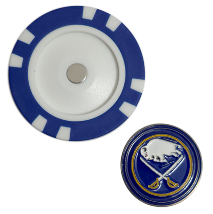 Officially Licensed Buffalo Sabres Poker Chip Ball Marker