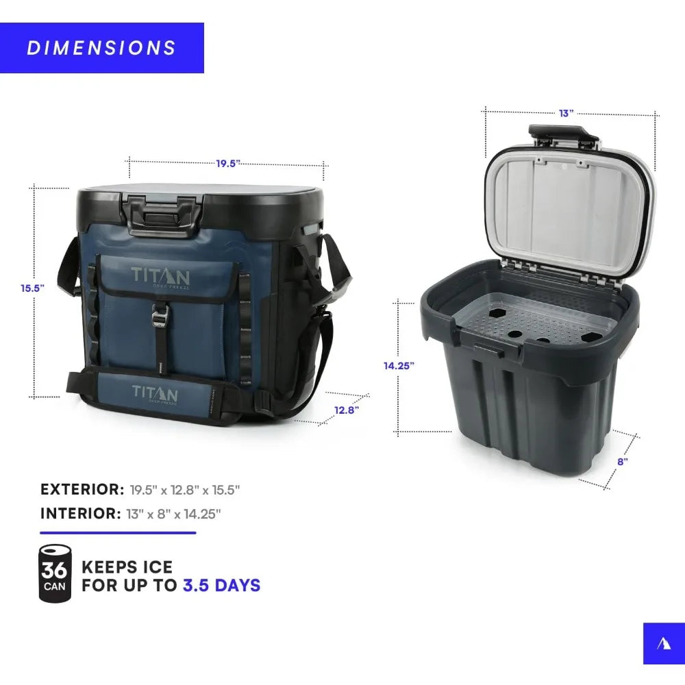 Deep Freeze Welded Coolers and Welded Backpacks Leak Proof, Microban Protection, and Multi-Day Ice Retention