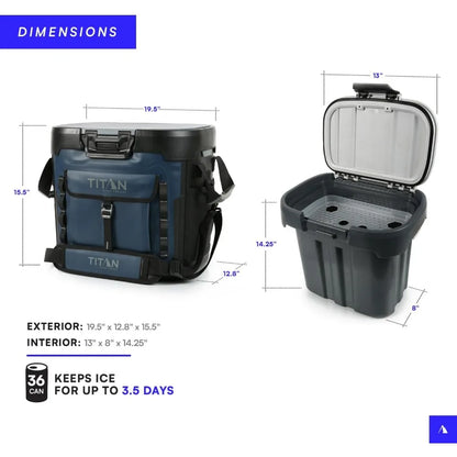 Deep Freeze Welded Coolers and Welded Backpacks Leak Proof, Microban Protection, and Multi-Day Ice Retention