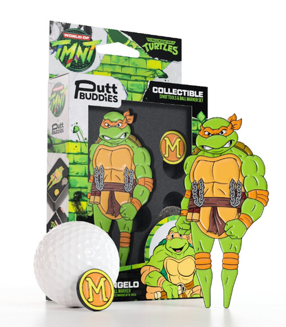 Teenage Mutant Ninja Turtles Michelangelo Divot Tool with Ball Marker