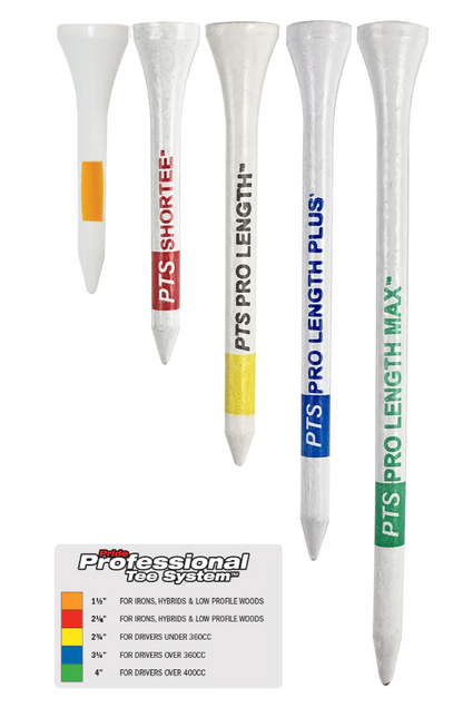 Pride Professional Tee System (PTS) Original Golf Tees