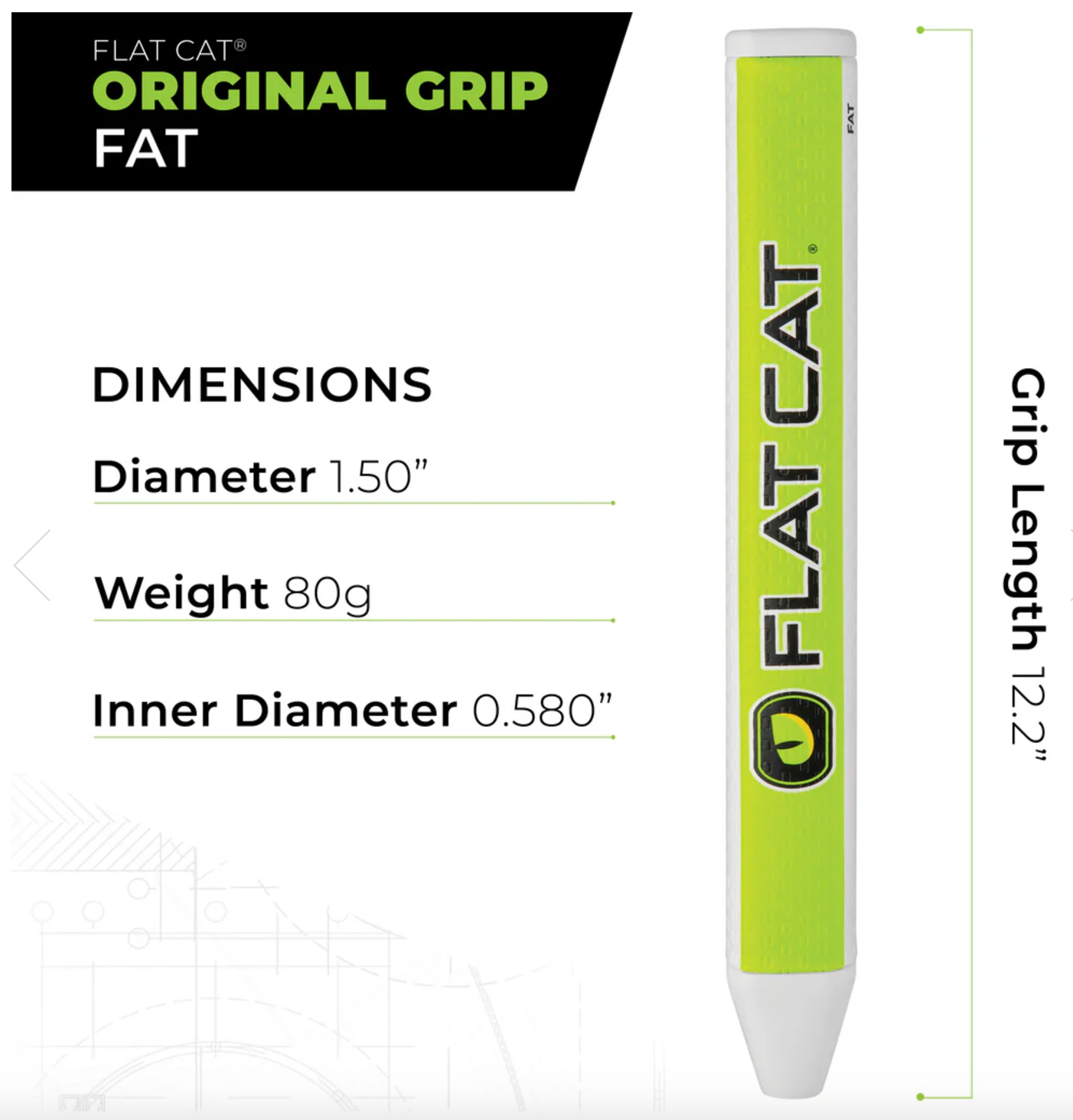 FLAT CAT Original Putter Grip