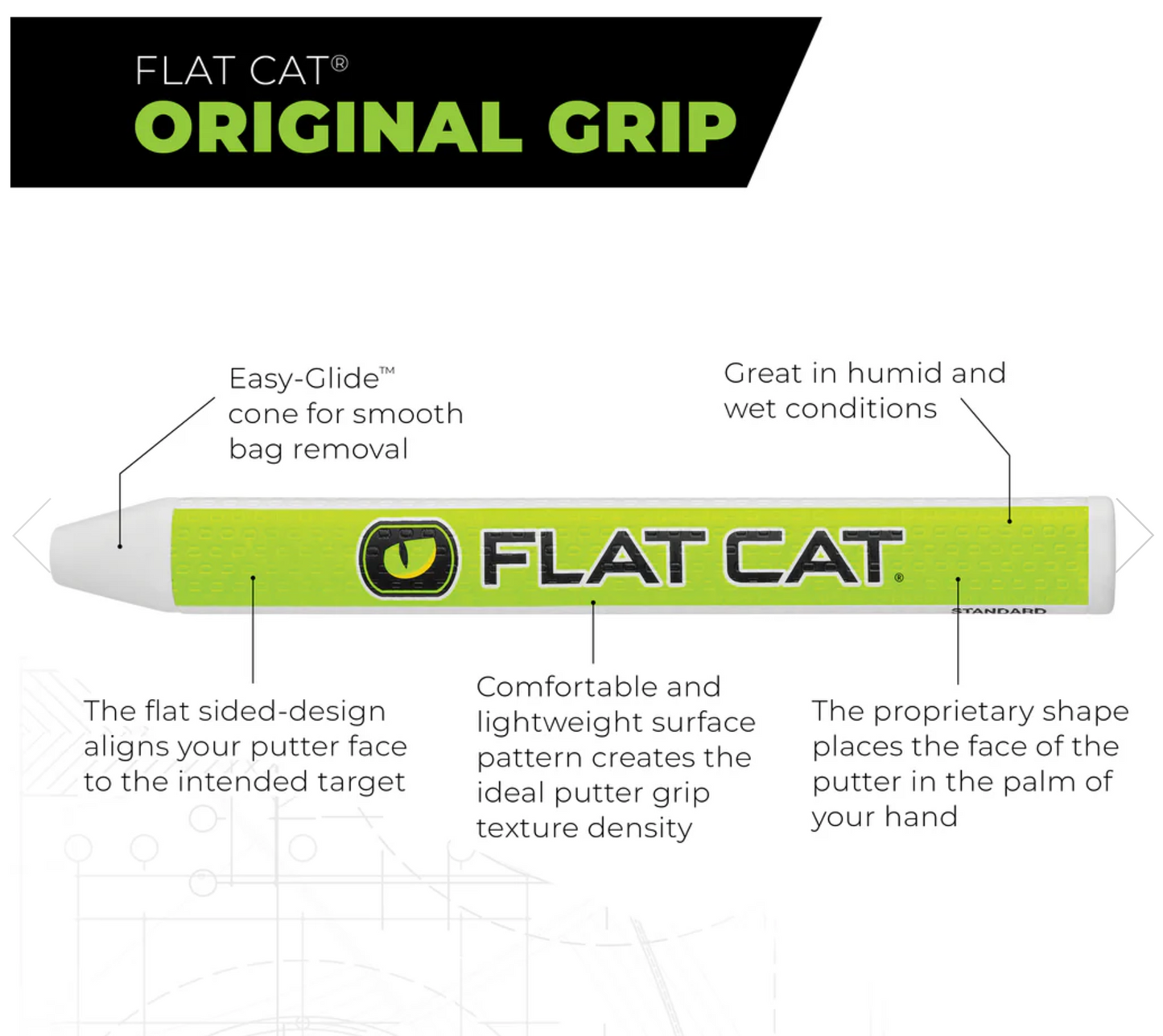 FLAT CAT Original Putter Grip