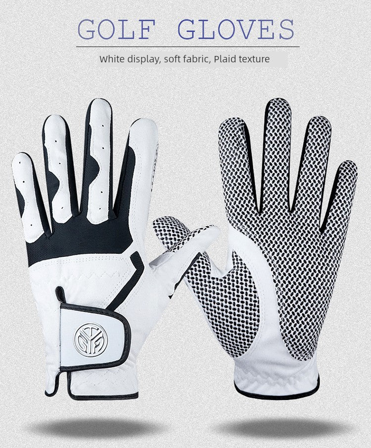 Genuine Goods Microfiber Cloth Abrasion Resistant Washable Golf Gloves