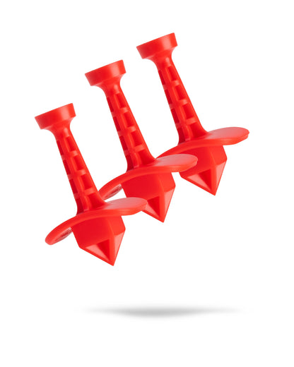 The Shottee Golf Tee - Red 3 Pack