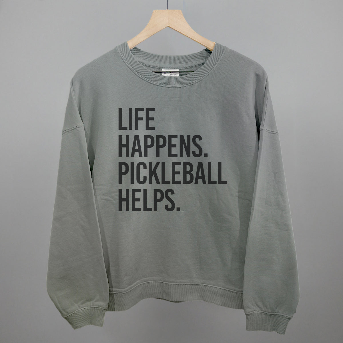 Life Happens Pickleball Helps Graphic Apparel - product detail 9