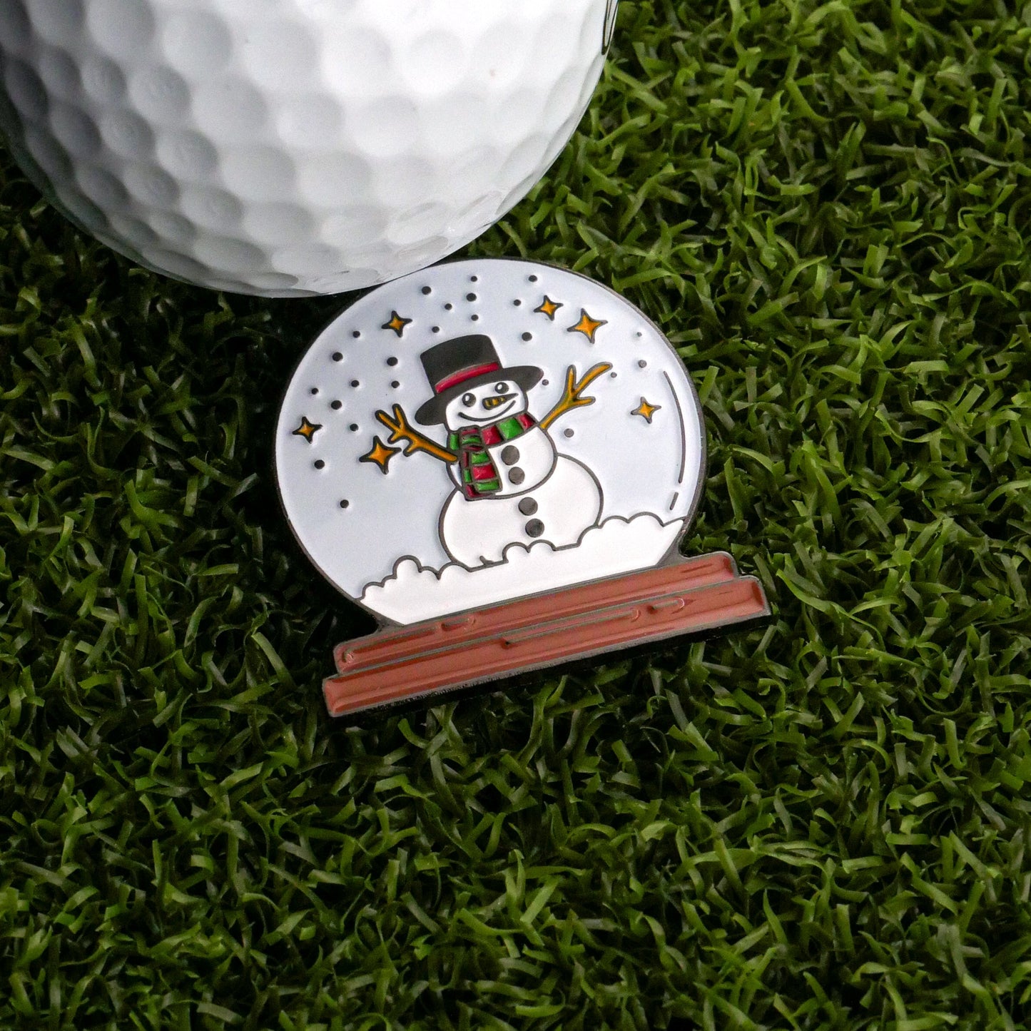 Frosty the Snow Globe Ball Marker