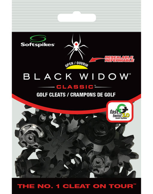 Soft Spikes Black Widow Fast Twist Golf Cleats