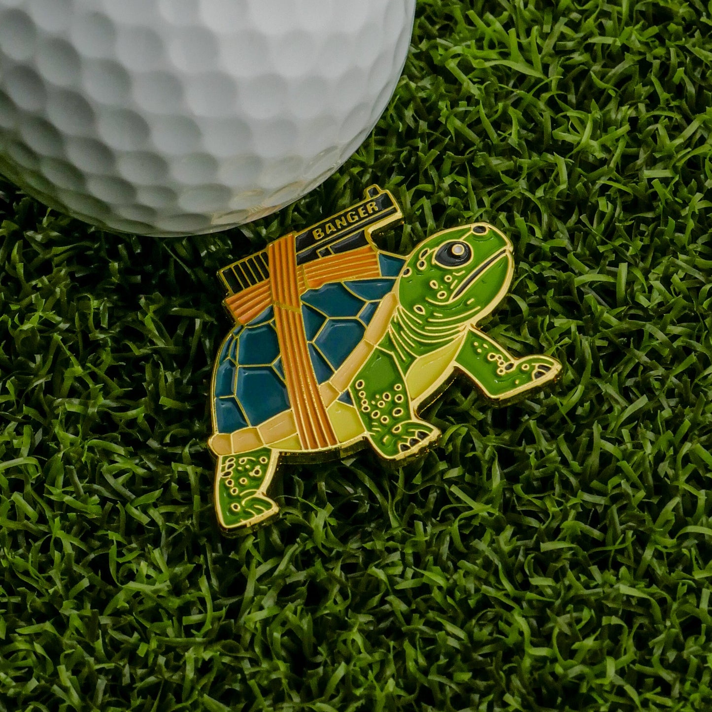 Strapped Turtle Ball Marker
