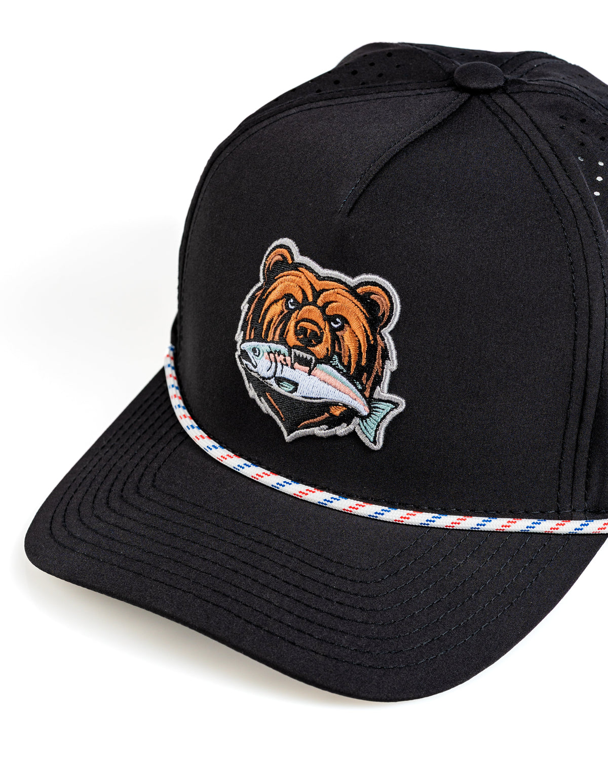 Perforated Rope Hat - Grizzly