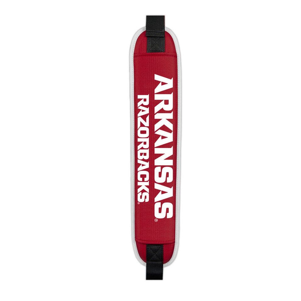 Arkansas Razorbacks Clubhouse Cooler Cart Bag - shoulder-pad detail