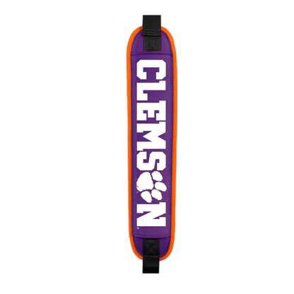Clemson Tigers Clubhouse Cooler Cart Bag - shoulder-pad detail