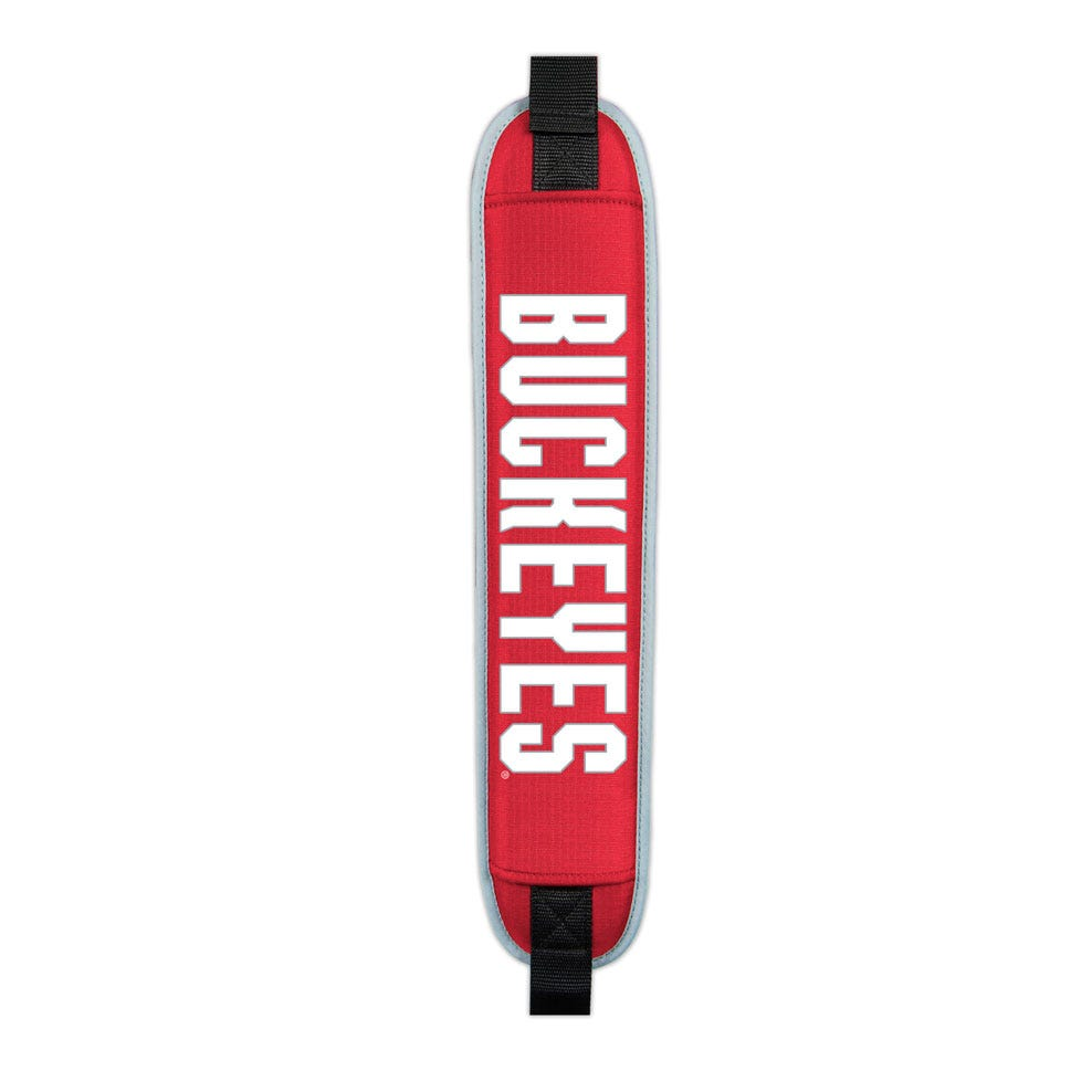 Ohio State Buckeyes Clubhouse Cooler Cart Bag - shoulder-pad detail