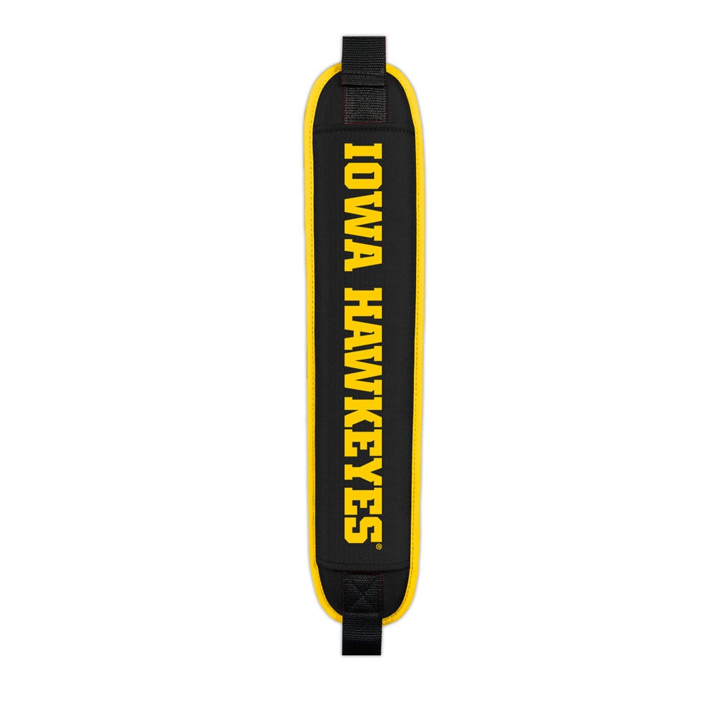 Iowa Hawkeyes Clubhouse Cooler Cart Bag - shoulder-pad detail