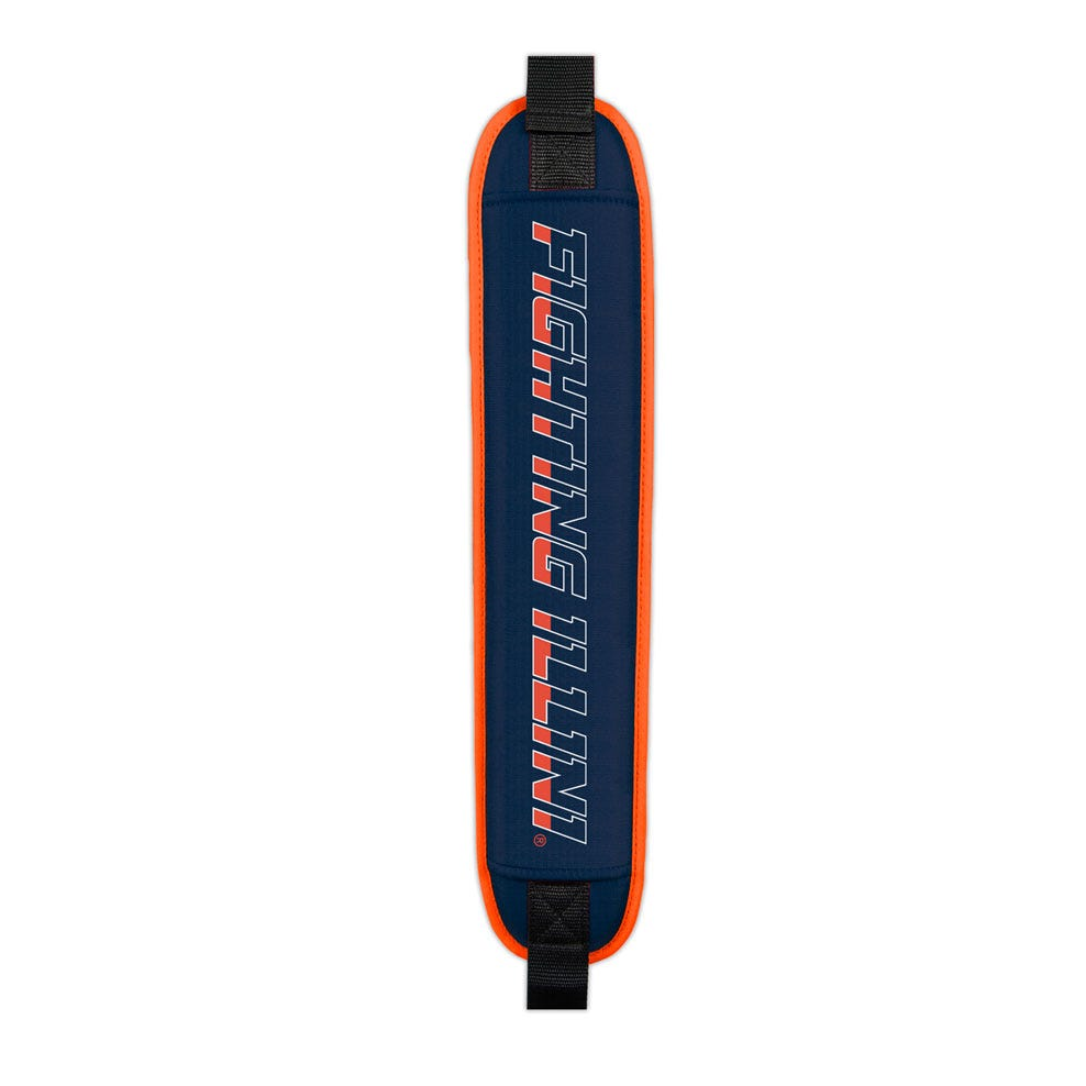 Illinois Fighting Illini Clubhouse Cooler Cart Bag - shoulder-pad detail