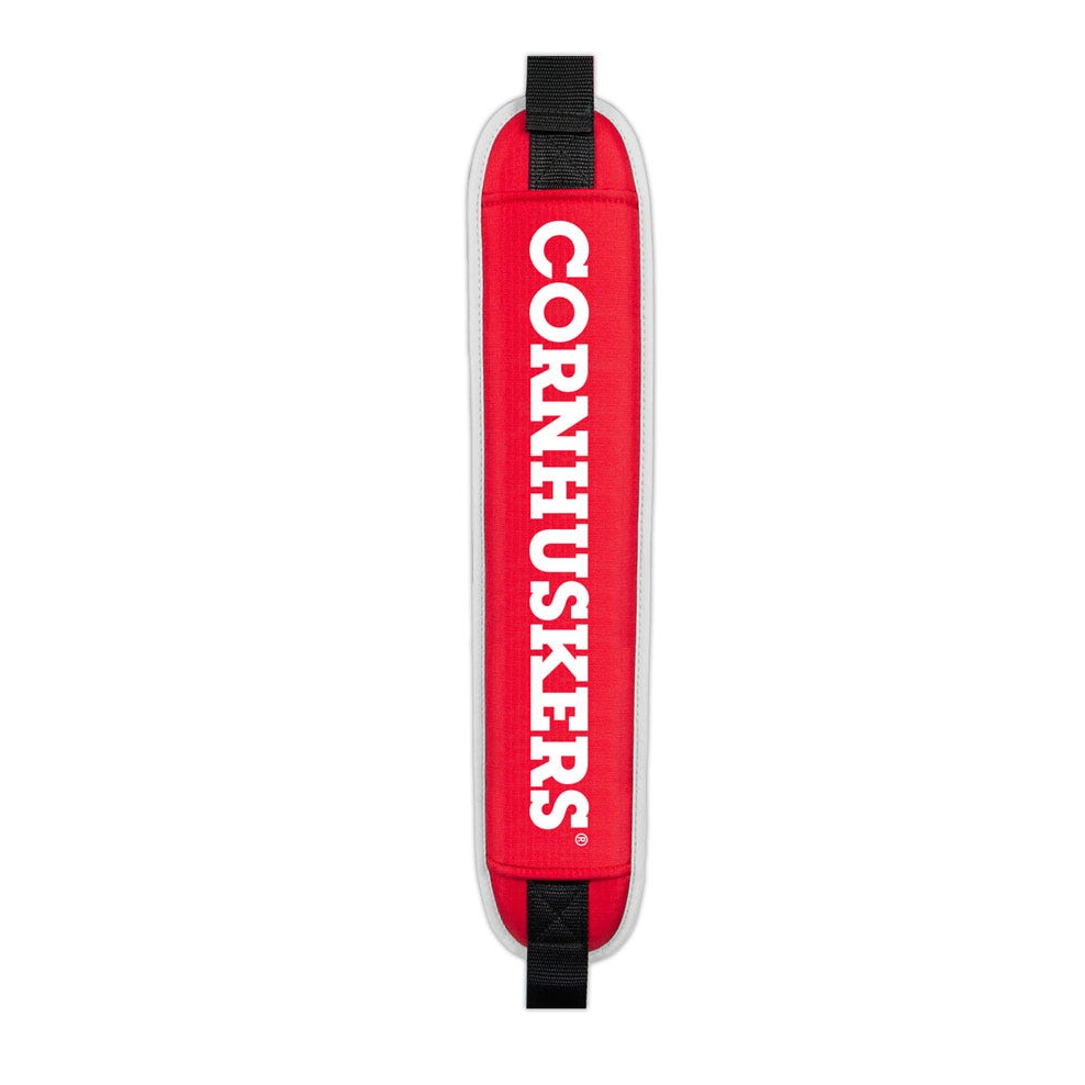 Nebraska Cornhuskers Clubhouse Cooler Cart Bag - shoulder-pad detail