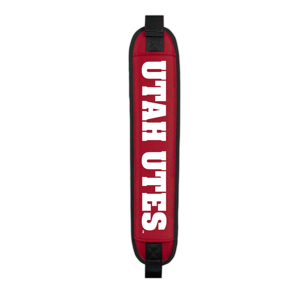 Utah Utes Clubhouse Cooler Cart Bag - shoulder-pad detail