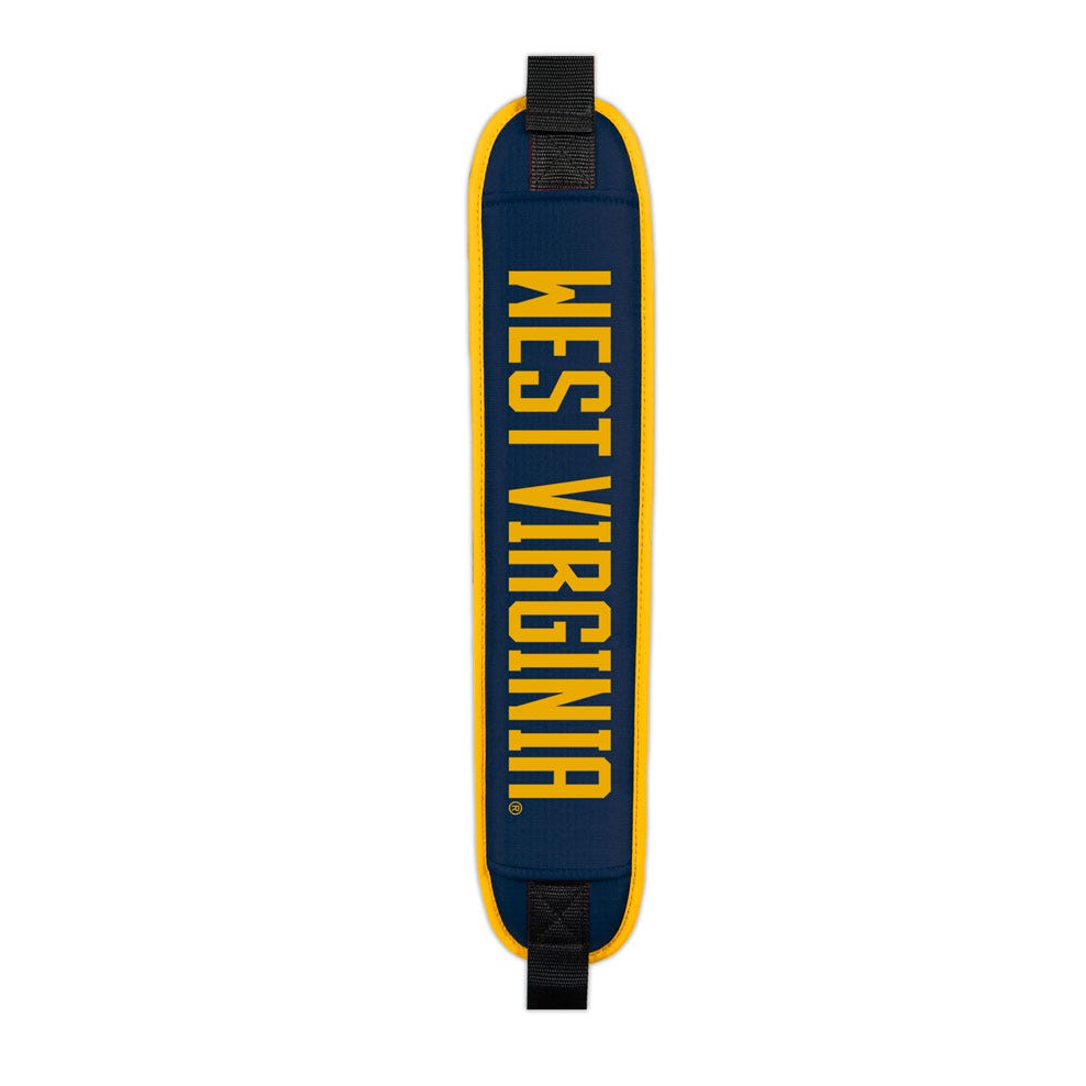 West Virginia Mountaineers Clubhouse Cooler Cart Bag - shoulder-pad detail