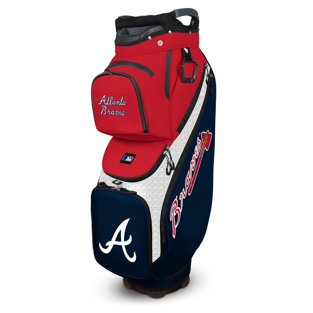 Atlanta Braves Clubhouse Cooler Cart Bag - single bag view