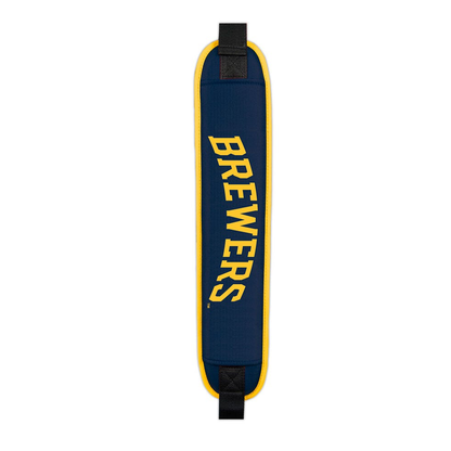 Milwaukee Brewers Clubhouse Cooler Cart Bag - padded shoulder strap detail