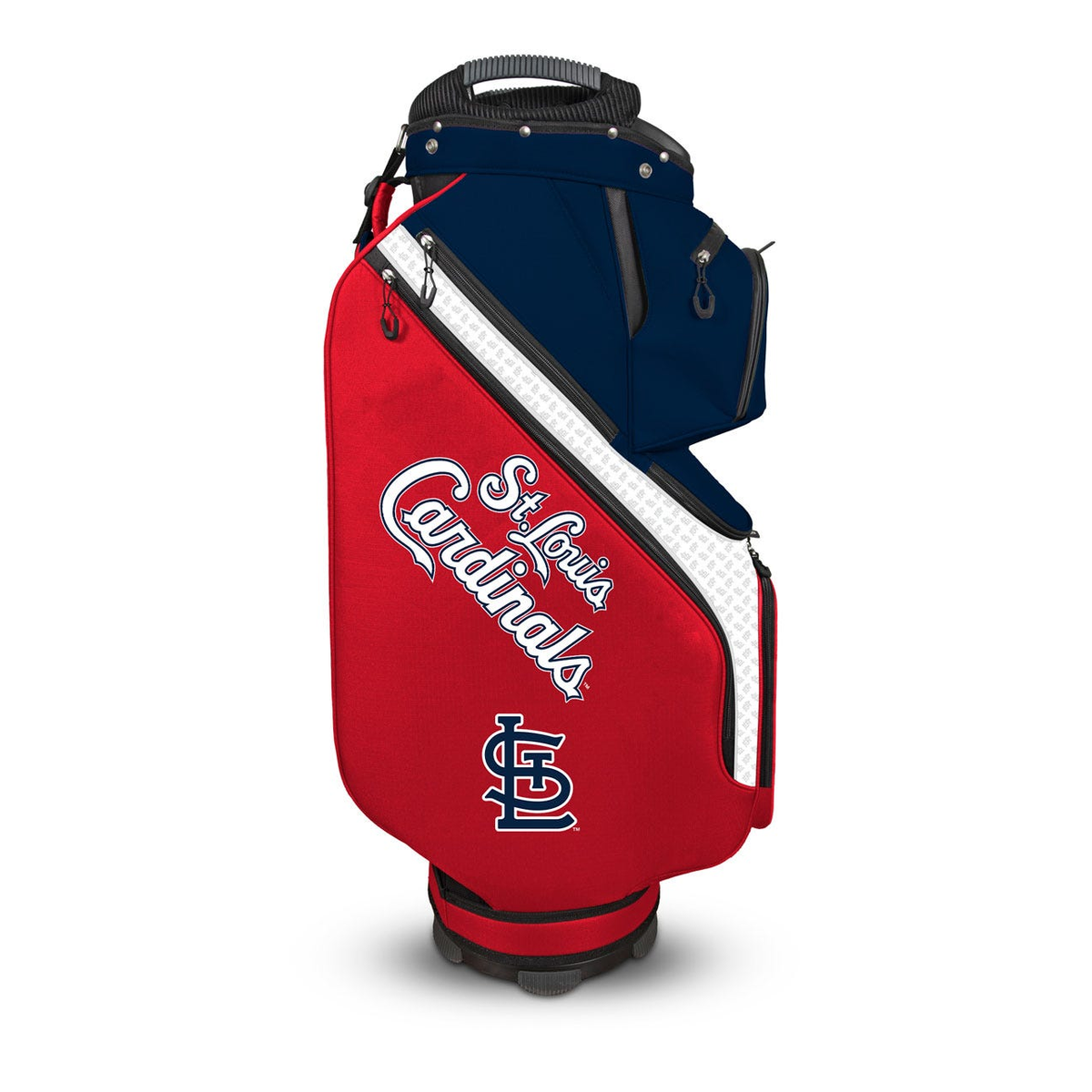 St. Louis Cardinals Clubhouse Cooler Cart Bag - opposite side view