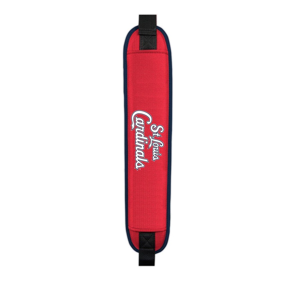 St. Louis Cardinals Clubhouse Cooler Cart Bag - padded shoulder strap detail