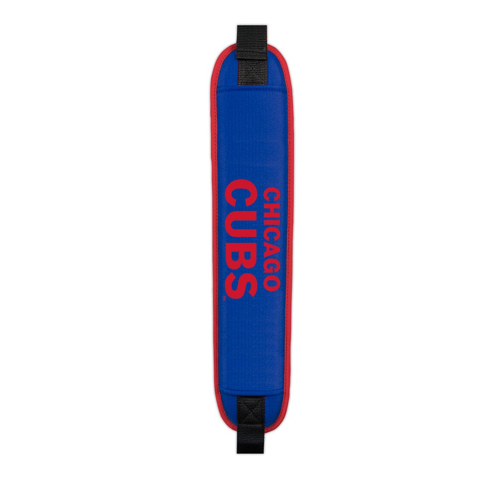 Chicago Cubs Clubhouse Cooler Cart Bag - padded shoulder strap detail
