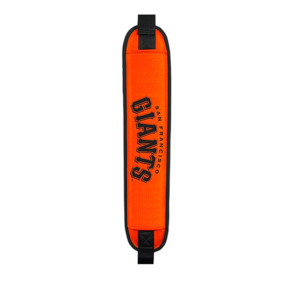San Francisco Giants Clubhouse Cooler Cart Bag - padded shoulder strap detail