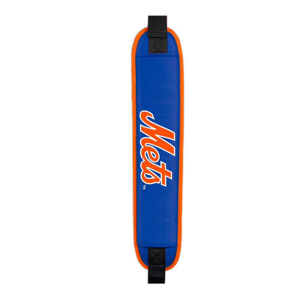New York Mets Clubhouse Cooler Cart Bag - padded shoulder strap detail