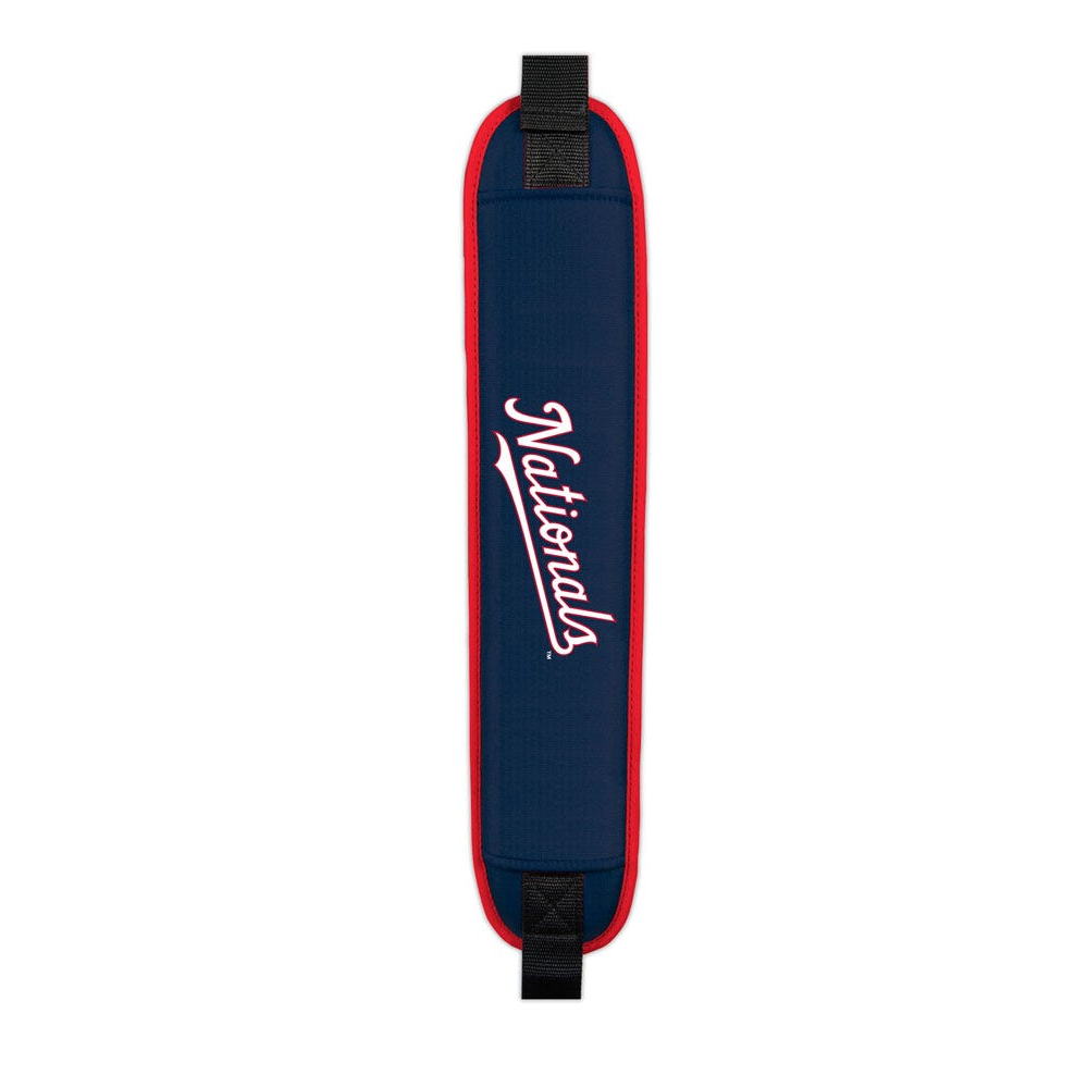 Washington Nationals Clubhouse Cooler Cart Bag - padded shoulder strap detail