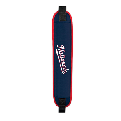 Washington Nationals Clubhouse Cooler Cart Bag - padded shoulder strap detail