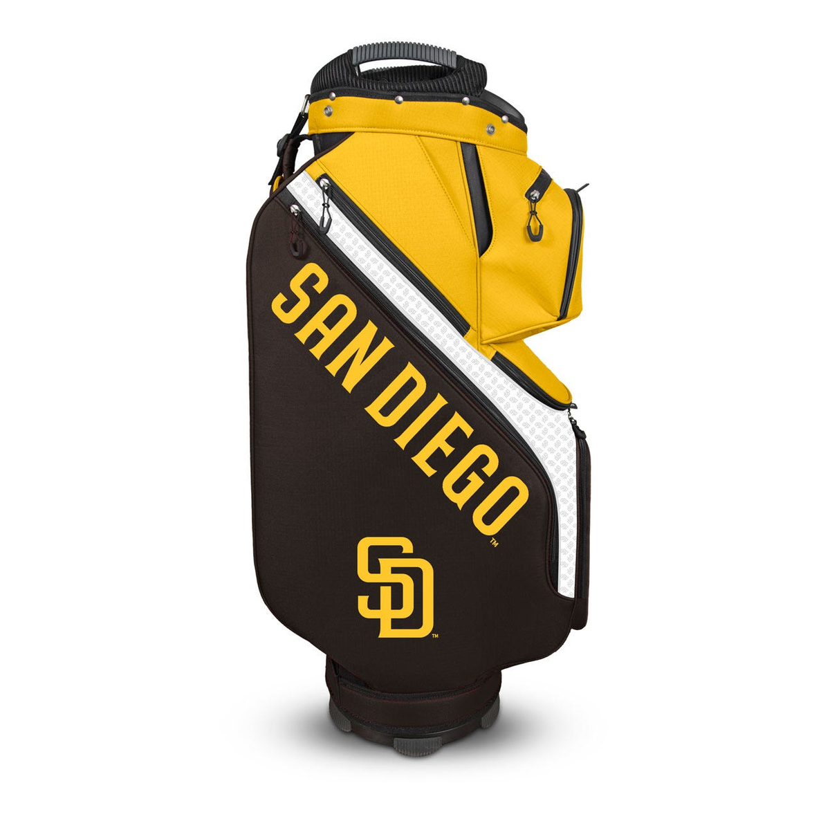 San Diego Padres Clubhouse Cooler Cart Bag - opposite side view