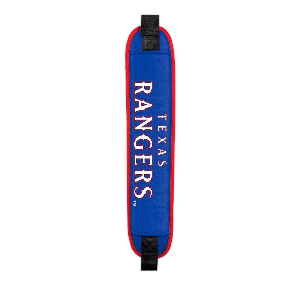Texas Rangers Clubhouse Cooler Cart Bag - padded shoulder strap detail