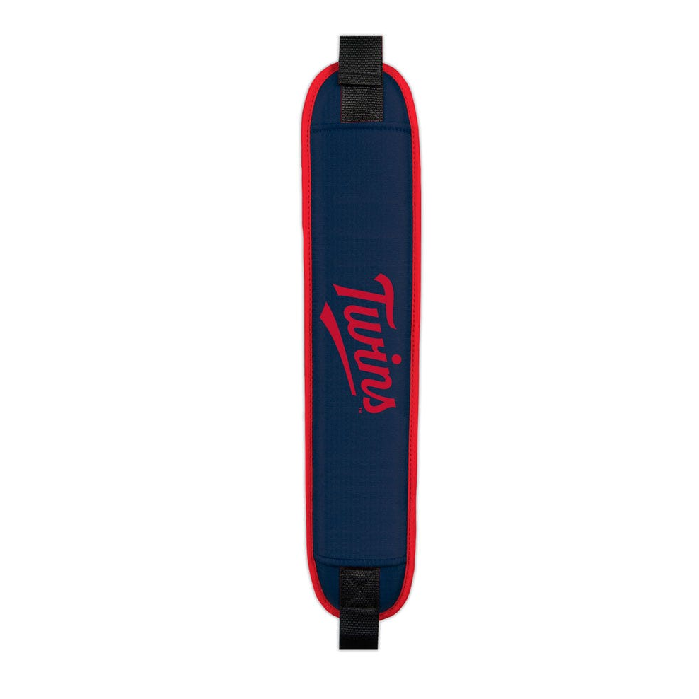 Minnesota Twins Clubhouse Cooler Cart Bag - padded shoulder strap detail