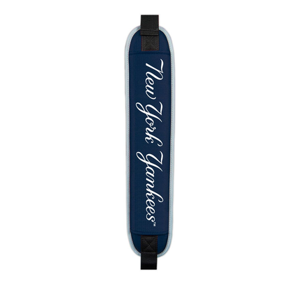 New York Yankees Clubhouse Cooler Cart Bag - padded shoulder strap detail