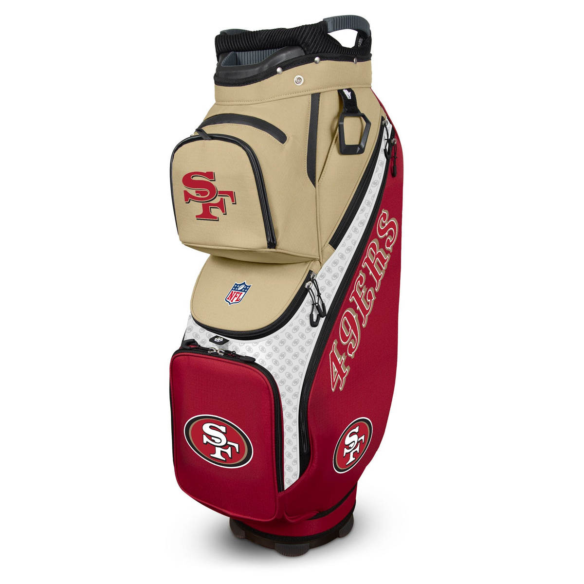 San Francisco 49ers Clubhouse Cooler Cart Bag - single bag view
