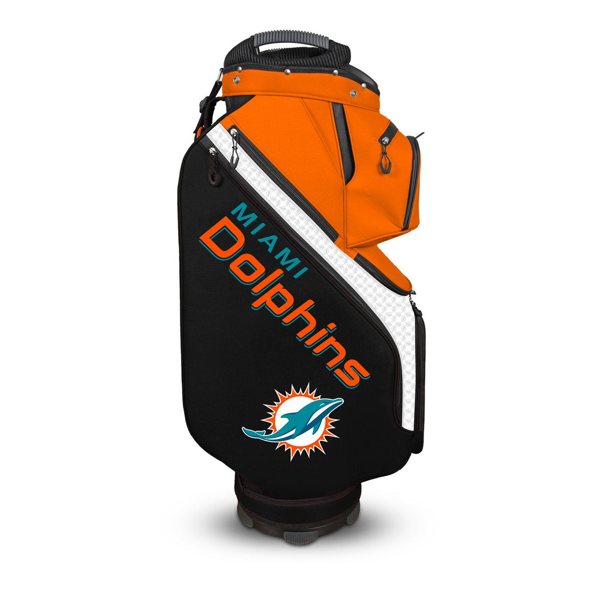 Miami Dolphins Clubhouse Cooler Cart Bag - opposite side view