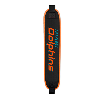 Miami Dolphins Clubhouse Cooler Cart Bag - padded shoulder strap detail