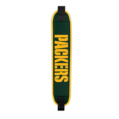Green Bay Packers Clubhouse Cooler Cart Bag - padded shoulder strap detail