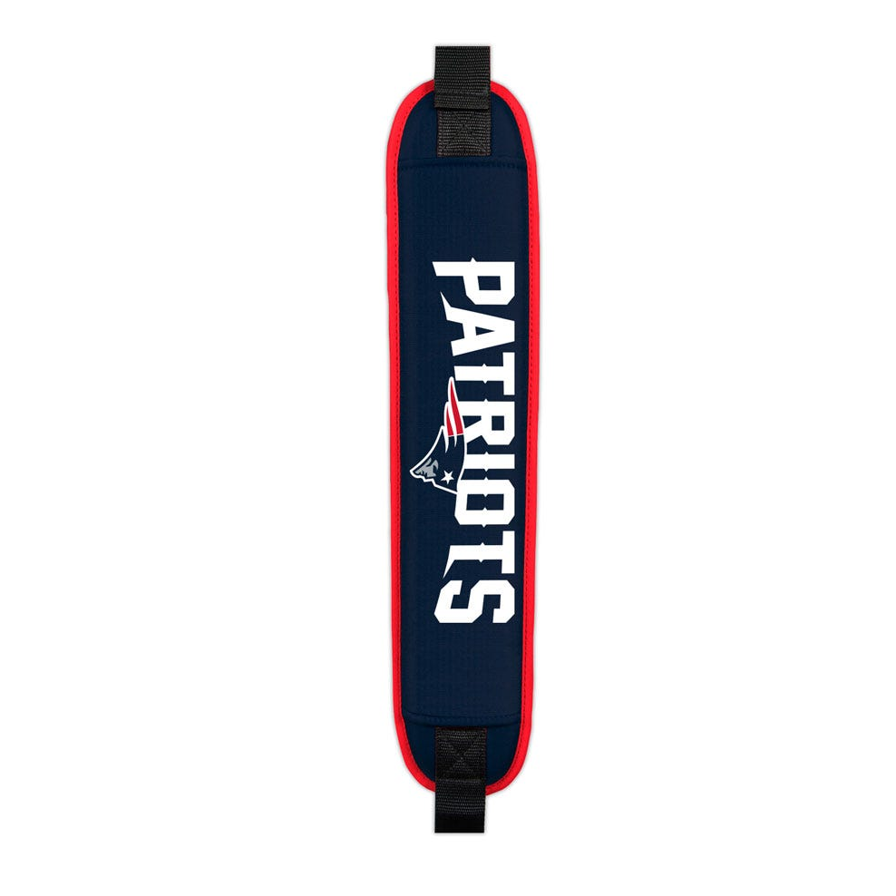 New England Patriots Clubhouse Cooler Cart Bag - padded shoulder strap detail