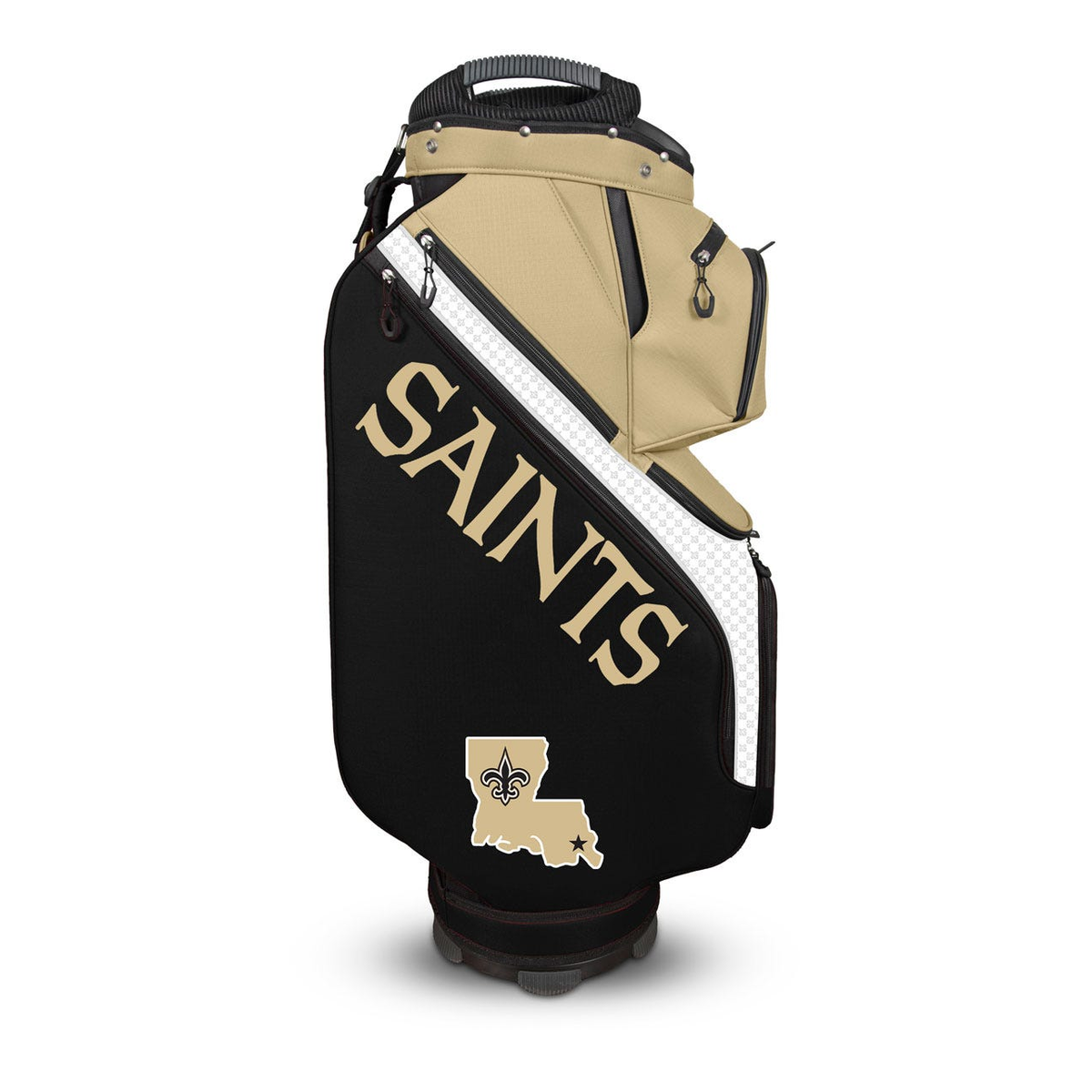 New Orleans Saints Clubhouse Cooler Cart Bag - opposite side view